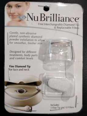 NuBrilliance 1 Fine Interchangeable Diamond Tip & 10 Replaceable Filters 30217P